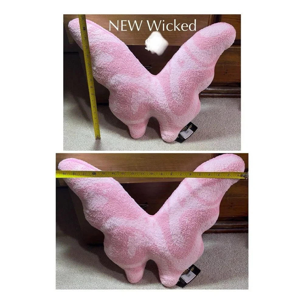 NEW Wicked x Target Glinda Flutter Away Butterfly Pillow Pink 17